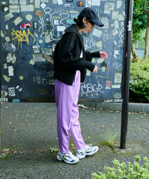 Auntie Rosa Holiday（アンティローザホリデー）の「ビッグカラーフルジップカーデ（カーディガン/ボレロ・レディース・ブラック/グリーン・FREE）」の14枚目の写真