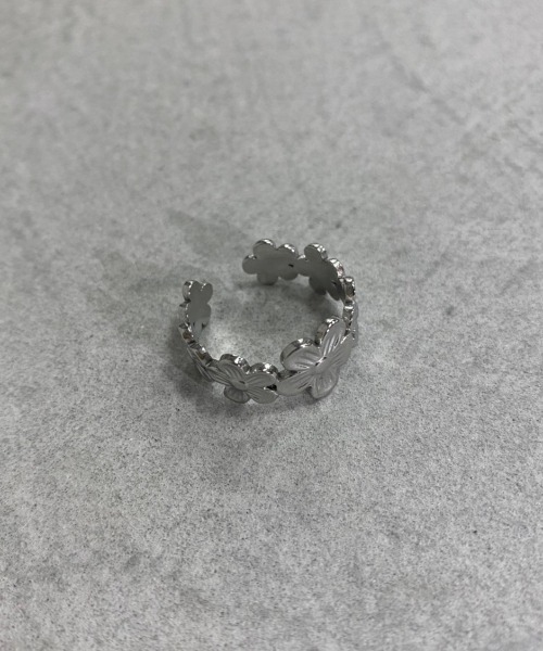 nemne store(ネンネストア)の「【accessory】フラワーリング(リング・レディース・シルバー/ゴールド・フリー)」の1枚目の写真