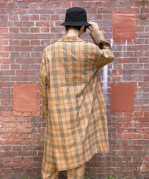 Purple&Yellow（パープルアンドイエロー）の「チェック チェスターコート（チェスターコート・メンズ・オリーブ/キャメル・SMALL/MEDIUM/LARGE/X-SMALL）」の8枚目の写真