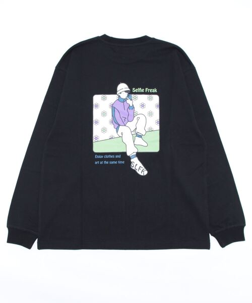 BACK NUMBER（バックナンバー）の「【BACK NUMBER】すまぼロンＴ（Tシャツ/カットソー・メンズ・ブルー/ホワイト/ブラック・L/S/XL/M）」の6枚目の写真