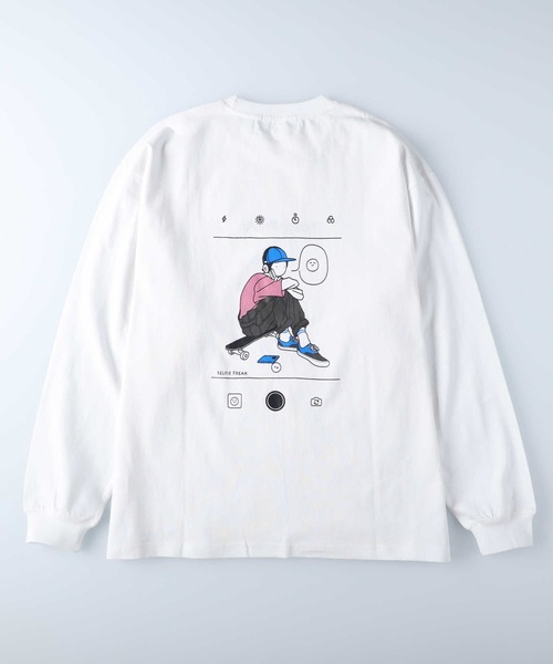 BACK NUMBER（バックナンバー）の「【BACK NUMBER】すまぼロンＴ（Tシャツ/カットソー・メンズ・ブルー/ホワイト/ブラック・L/S/XL/M）」の2枚目の写真