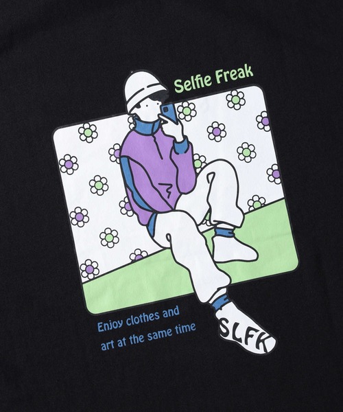 BACK NUMBER（バックナンバー）の「【BACK NUMBER】すまぼロンＴ（Tシャツ/カットソー・メンズ・ブルー/ホワイト/ブラック・L/S/XL/M）」の7枚目の写真