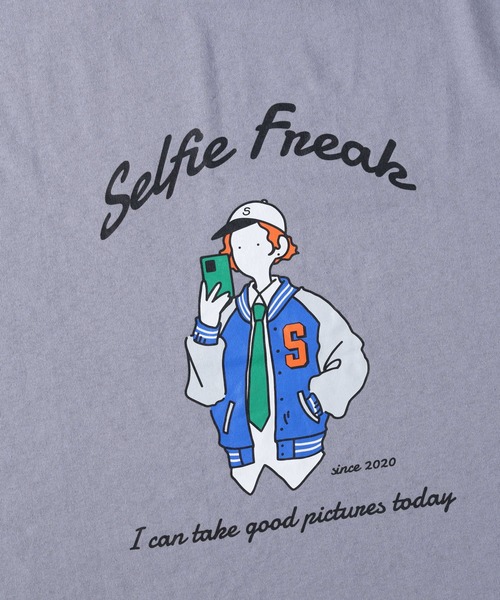 BACK NUMBER（バックナンバー）の「【BACK NUMBER】すまぼロンＴ（Tシャツ/カットソー・メンズ・ブルー/ホワイト/ブラック・L/S/XL/M）」の9枚目の写真