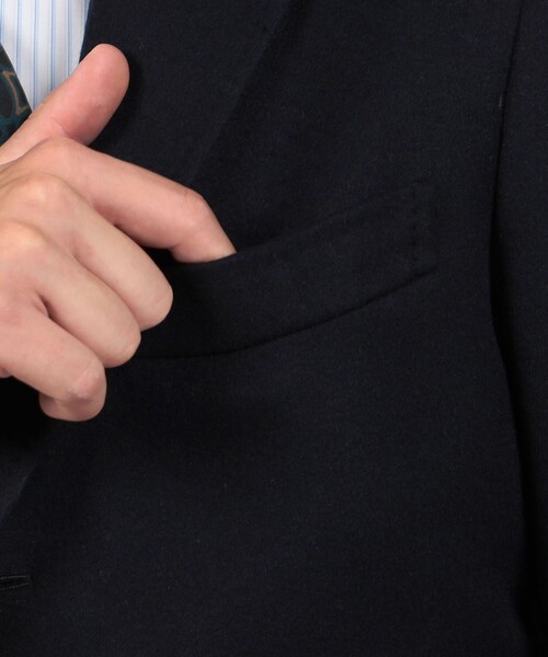 TOMORROWLAND （トゥモローランド）の「ウールカシミヤビーバー チェスターコート（チェスターコート・メンズ・キャメル/ネイビー・44/46/50/42/48/52/54）」の16枚目の写真