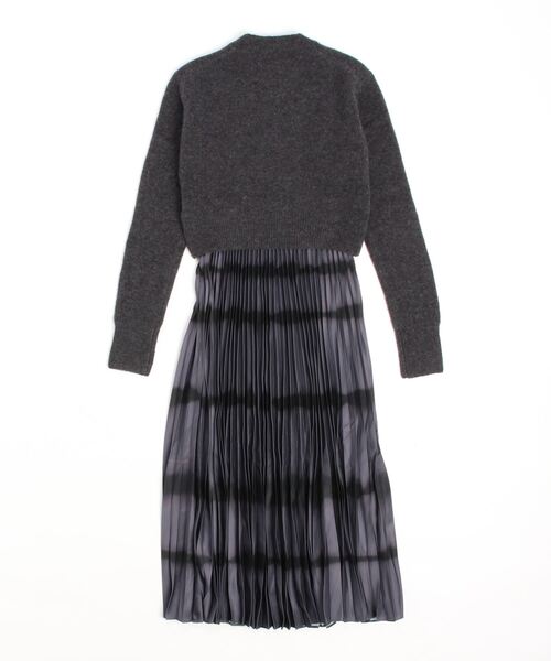 ALLSAINTS（オールセインツ）の「CURTIS 2-IN-1 TIE DYE MIDI DRESS | CURTIS 2-IN-1 タイダイ ミディ ドレス・ワンピース（ワンピース・レディース・グレー系その他・XS/M/S/L）」の3枚目の写真