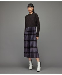 ALLSAINTS | CURTIS 2-IN-1 TIE DYE MIDI DRESS | CURTIS 2-IN-1 タイダイ ミディ ドレス・ワンピース(ワンピース)