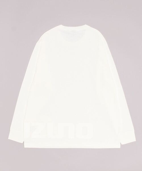MIZUNO SPORTS STYLE（ミズノスポーツスタイル）の「ルーズフィットロングスリーブＴシャツ［ユニセックス］（Tシャツ/カットソー・メンズ・ブラック/グレー/オフホワイト・M/L/XL/S）」の17枚目の写真