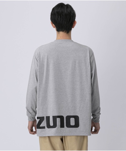 MIZUNO SPORTS STYLE（ミズノスポーツスタイル）の「ルーズフィットロングスリーブＴシャツ［ユニセックス］（Tシャツ/カットソー・メンズ・ブラック/グレー/オフホワイト・M/L/XL/S）」の6枚目の写真