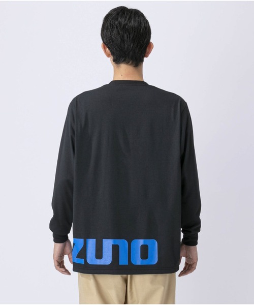 MIZUNO SPORTS STYLE（ミズノスポーツスタイル）の「ルーズフィットロングスリーブＴシャツ［ユニセックス］（Tシャツ/カットソー・メンズ・ブラック/グレー/オフホワイト・M/L/XL/S）」の5枚目の写真