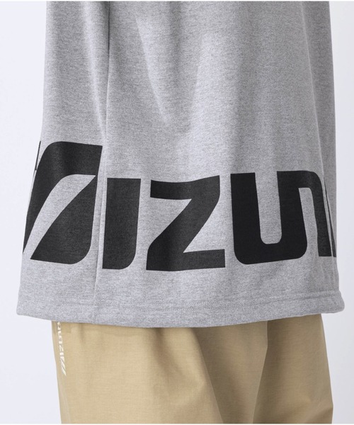MIZUNO SPORTS STYLE（ミズノスポーツスタイル）の「ルーズフィットロングスリーブＴシャツ［ユニセックス］（Tシャツ/カットソー・メンズ・ブラック/グレー/オフホワイト・M/L/XL/S）」の12枚目の写真