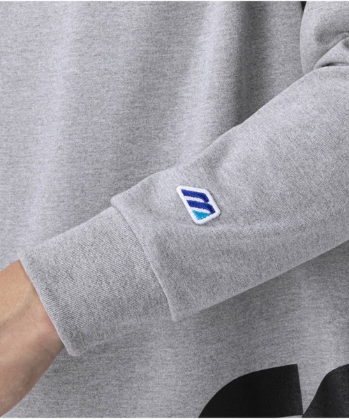 MIZUNO SPORTS STYLE（ミズノスポーツスタイル）の「ルーズフィットロングスリーブＴシャツ［ユニセックス］（Tシャツ/カットソー・メンズ・ブラック/グレー/オフホワイト・M/L/XL/S）」の15枚目の写真