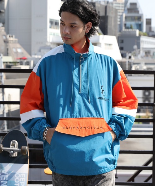 8(eight)（エイト）の「ナイロンハーフZIPブルゾン（ブルゾン