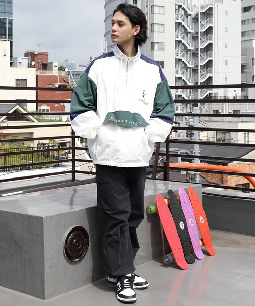 8(eight)（エイト）の「ナイロンハーフZIPブルゾン（ブルゾン