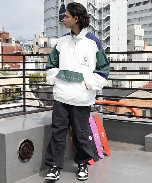 8(eight)（エイト）の「ナイロンハーフZIPブルゾン（ブルゾン