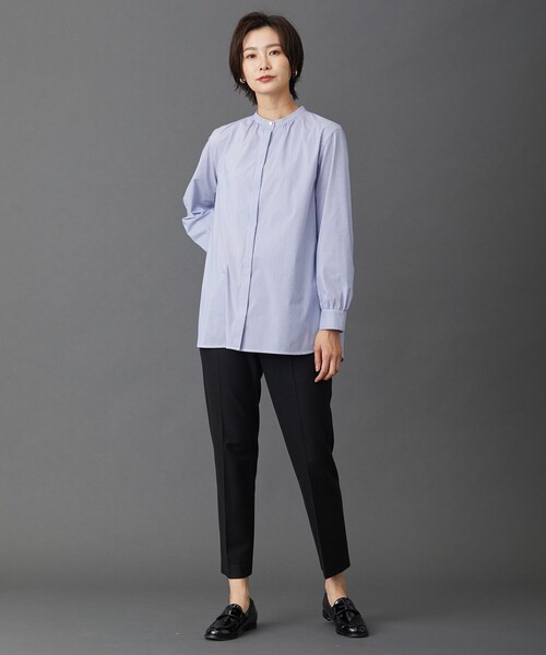 J.PRESS(ジェイプレス)の「【洗える】チェルビック テーパード パンツ(その他パンツ・レディース・ブラック系/ベージュ系/ライトグレー系・T17/T15/T13)」の8枚目の写真