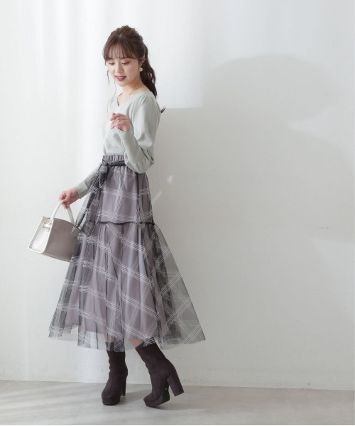 PROPORTION BODY DRESSING（プロポーションボディドレッシング）の「ボリュームパフスリーブニット / 1212270009（ニット/セーター・レディース・ボルドー/ブラック/グリーン系その他/オフホワイト・SMALL/MEDIUM）」の17枚目の写真