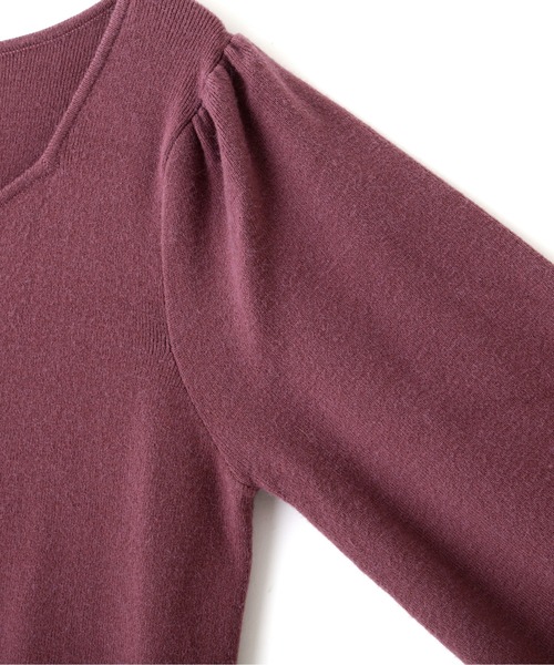 PROPORTION BODY DRESSING（プロポーションボディドレッシング）の「ボリュームパフスリーブニット / 1212270009（ニット/セーター・レディース・ボルドー/ブラック/グリーン系その他/オフホワイト・SMALL/MEDIUM）」の10枚目の写真