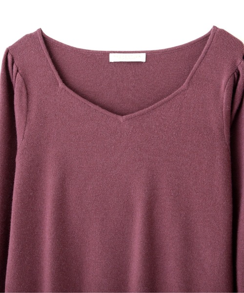 PROPORTION BODY DRESSING（プロポーションボディドレッシング）の「ボリュームパフスリーブニット / 1212270009（ニット/セーター・レディース・ボルドー/ブラック/グリーン系その他/オフホワイト・SMALL/MEDIUM）」の18枚目の写真