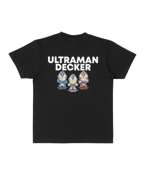 BANDAI（バンダイ）の「ウルトラマンデッカー　デフォルメTシャツコレクション【大人用】（Tシャツ/カットソー・メンズ・ブラック・MEDIUM/LARGE/X-LARGE）」の4枚目の写真