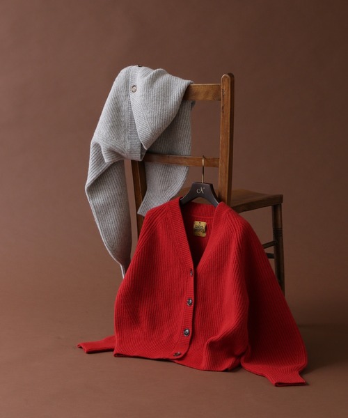 N.（N. Natural Beauty Basic）（エヌエヌナチュラルビューティーベーシック）の「◆ハミルトンアゼＶネックニットカーディガン（カーディガン/ボレロ・レディース・レッド/オフホワイト/ブルー/杢グレー・MEDIUM）」の22枚目の写真