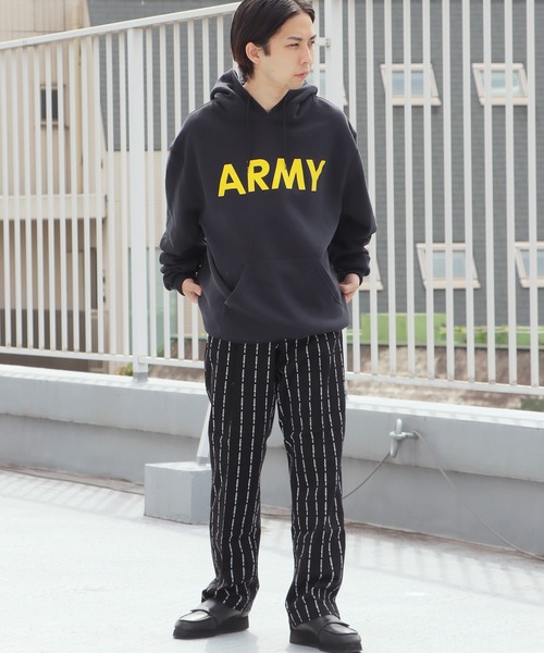 ROOPTOKYO(ループトウキョウ)の「SOFFE/ソフィー ARMY HOODIE パーカー アーミー フーディー(パーカー・メンズ・ブラック・M/L/XL)」の6枚目の写真