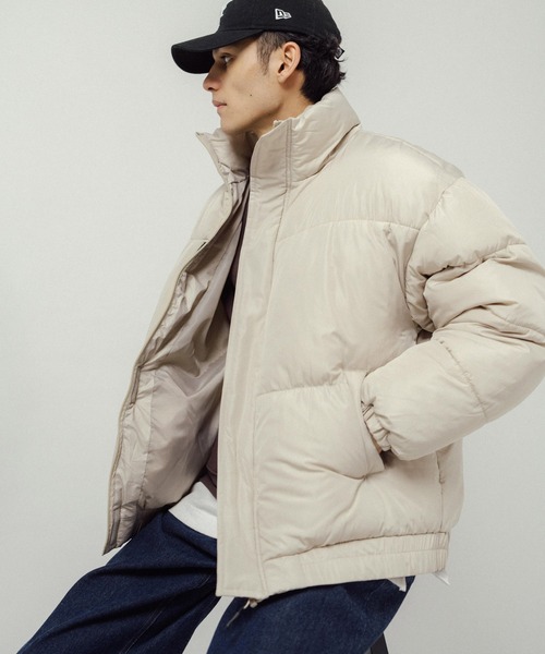 Ressaca（レサーカ）の「オーバーサイズ ファイバーダウンジャケット（ダウンジャケット/コート・メンズ・チャコールグレー/ブラック/ネイビー/ベージュ/グレー/オフホワイト・L/XL/M）」の5枚目の写真