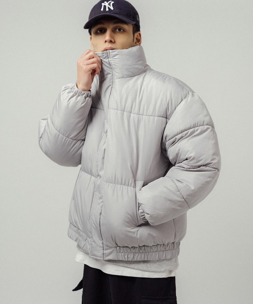 Ressaca（レサーカ）の「オーバーサイズ ファイバーダウンジャケット（ダウンジャケット/コート・メンズ・チャコールグレー/ブラック/ネイビー/ベージュ/グレー/オフホワイト・L/XL/M）」の4枚目の写真