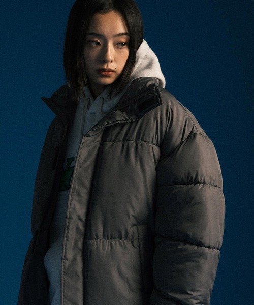 Ressaca（レサーカ）の「オーバーサイズ ファイバーダウンジャケット（ダウンジャケット/コート・メンズ・チャコールグレー/ブラック/ネイビー/ベージュ/グレー/オフホワイト・L/XL/M）」の8枚目の写真