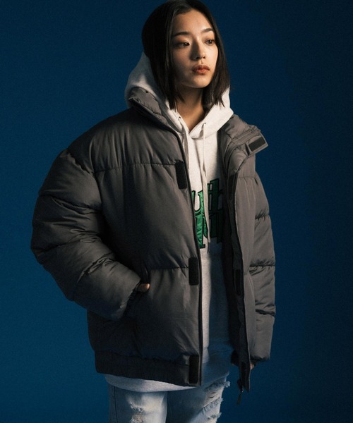 Ressaca（レサーカ）の「オーバーサイズ ファイバーダウンジャケット（ダウンジャケット/コート・メンズ・チャコールグレー/ブラック/ネイビー/ベージュ/グレー/オフホワイト・L/XL/M）」の7枚目の写真