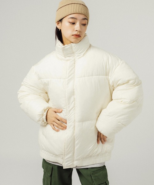 Ressaca（レサーカ）の「オーバーサイズ ファイバーダウンジャケット（ダウンジャケット/コート・メンズ・チャコールグレー/ブラック/ネイビー/ベージュ/グレー/オフホワイト・L/XL/M）」の14枚目の写真