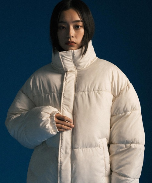 Ressaca（レサーカ）の「オーバーサイズ ファイバーダウンジャケット（ダウンジャケット/コート・メンズ・チャコールグレー/ブラック/ネイビー/ベージュ/グレー/オフホワイト・L/XL/M）」の12枚目の写真