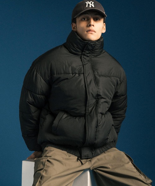 Ressaca（レサーカ）の「オーバーサイズ ファイバーダウンジャケット（ダウンジャケット/コート・メンズ・チャコールグレー/ブラック/ネイビー/ベージュ/グレー/オフホワイト・L/XL/M）」の18枚目の写真