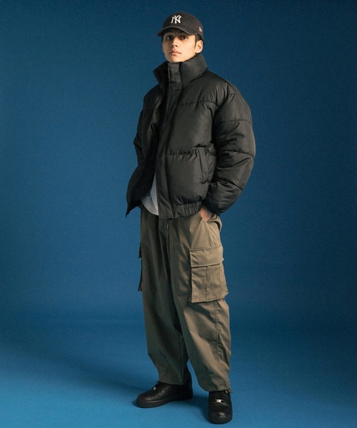 Ressaca（レサーカ）の「オーバーサイズ ファイバーダウンジャケット（ダウンジャケット/コート・メンズ・チャコールグレー/ブラック/ネイビー/ベージュ/グレー/オフホワイト・L/XL/M）」の21枚目の写真