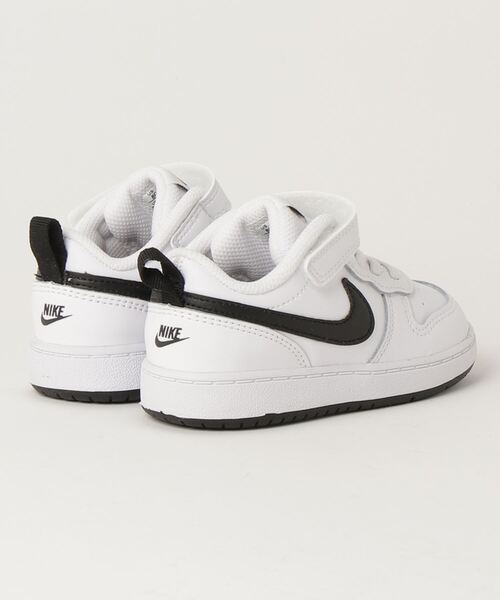 NIKE(ナイキ)の「NIKE COURT BOROUGH LOW 2 TDV ナイキ コートバーロウLOW2TDV(スニーカー・キッズ・ホワイト/ホワイト系その他/ホワイト×ブラック・15cm/14cm/16cm)」の11枚目の写真