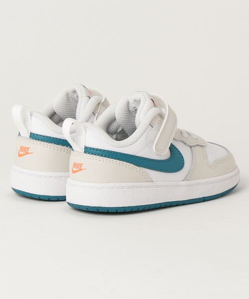 NIKE(ナイキ)の「NIKE COURT BOROUGH LOW 2 TDV ナイキ コートバーロウLOW2TDV(スニーカー・キッズ・ホワイト/ホワイト系その他/ホワイト×ブラック・15cm/14cm/16cm)」の13枚目の写真