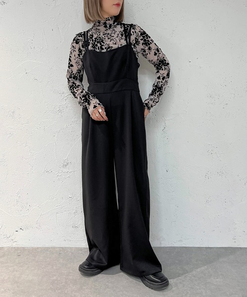 apres jour mignon(アプレジュールミニョン)の「フロッキープリントトップス【ZOZOTOWN限定アイテム】(Tシャツ/カットソー・レディース・ブラック/グレー/アイボリー・X-LARGE/フリー)」の20枚目の写真