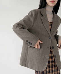 UNE MANSION | クラシックヘリンボーンブレザージャケット(テーラードジャケット)