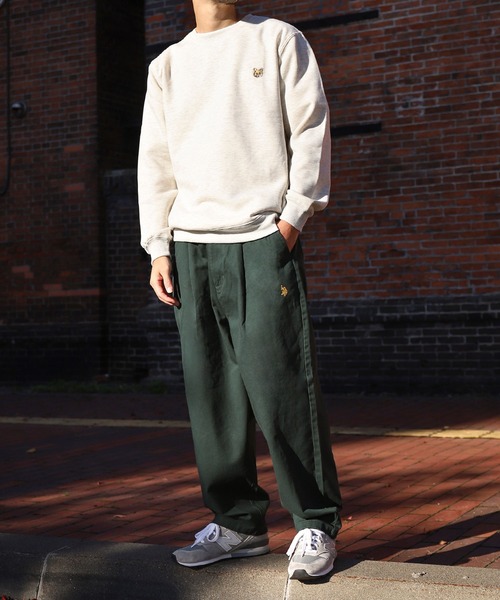 U.S. POLO ASSN.（ユーエスポロアッスン）の「【U.S. POLO ASSN】 デニム ツイル バギー イージーパンツ / スケーターパンツ（チノパンツ・メンズ・ベージュ/グリーン/ブルー/サックスブルー/ブラック・SMALL/MEDIUM/LARGE/X-LARGE）」の18枚目の写真