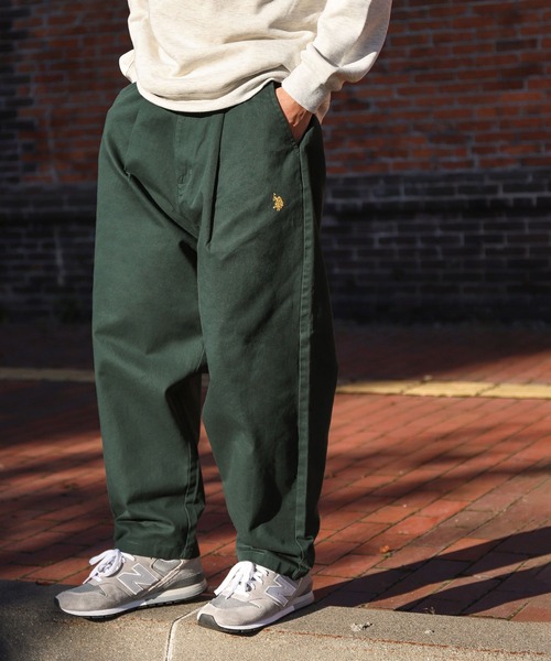 U.S. POLO ASSN.（ユーエスポロアッスン）の「【U.S. POLO ASSN】 デニム ツイル バギー イージーパンツ / スケーターパンツ（チノパンツ・メンズ・ベージュ/グリーン/ブルー/サックスブルー/ブラック・SMALL/MEDIUM/LARGE/X-LARGE）」の22枚目の写真