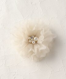 OPAQUE.CLIP | パール調飾り付きコサージュ(ブローチ/コサージュ)