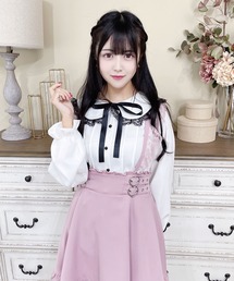 MA*RS | スピンドルセーラー配色ブラウス(シャツ/ブラウス)