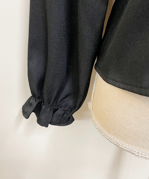 MA*RS（アメーバーマーズ）の「スピンドルセーラー配色ブラウス（シャツ/ブラウス・レディース・ブラック/ホワイト/ピンク・FREE）」の11枚目の写真