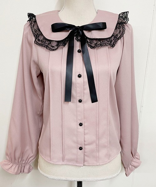 マチャット　ブラウス　ピンク シャーリングトップス（ピンク） | MACHATT ONLINE STORE
