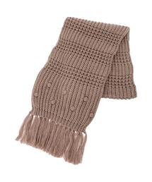 Samansa Mos2 | ぽこぽこニットマフラー(ストール/ショール)