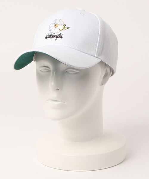 PARKS TOKYO SELECT（パークストウキョウセレクト）の「【（What it isNt) ART BY MARKGONZALES】フラワー 刺繍 ローキャップ（キャップ・レディース・ホワイト/グリーン/ベージュ/ブラック・FREE）」の9枚目の写真