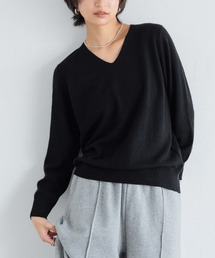 100%」に該当するニット/セーター（Vネック / カシミヤ）ファッション