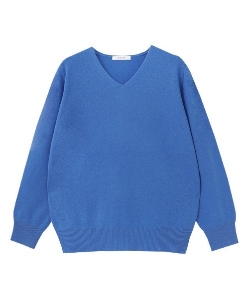 RASW]カシミヤ100％Vネックニット（ニット/セーター）｜RASW（ラス）の