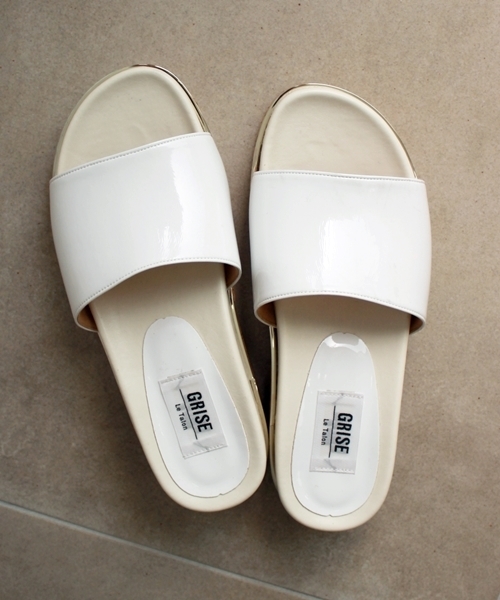 LE TALON（ルタロン）の「【LEE 6月号掲載】◆Le Talon GRISE◆◇フットベットサンダル（サンダル・レディース・ホワイト/ブラック/シルバー・35.5/36.5/37.5）」の10枚目の写真