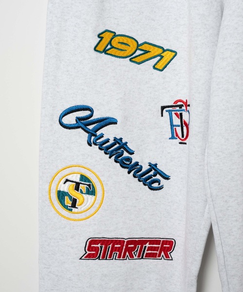 STARTER（スターター）の「∴WEGO/STARTER別注ワッペンスウェットパンツ（スウェットパンツ・メンズ・グレー系その他・LARGE/MEDIUM）」の5枚目の写真