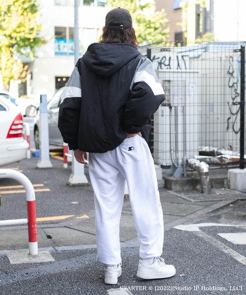 STARTER（スターター）の「∴WEGO/STARTER別注ワッペンスウェットパンツ（スウェットパンツ・メンズ・グレー系その他・LARGE/MEDIUM）」の6枚目の写真